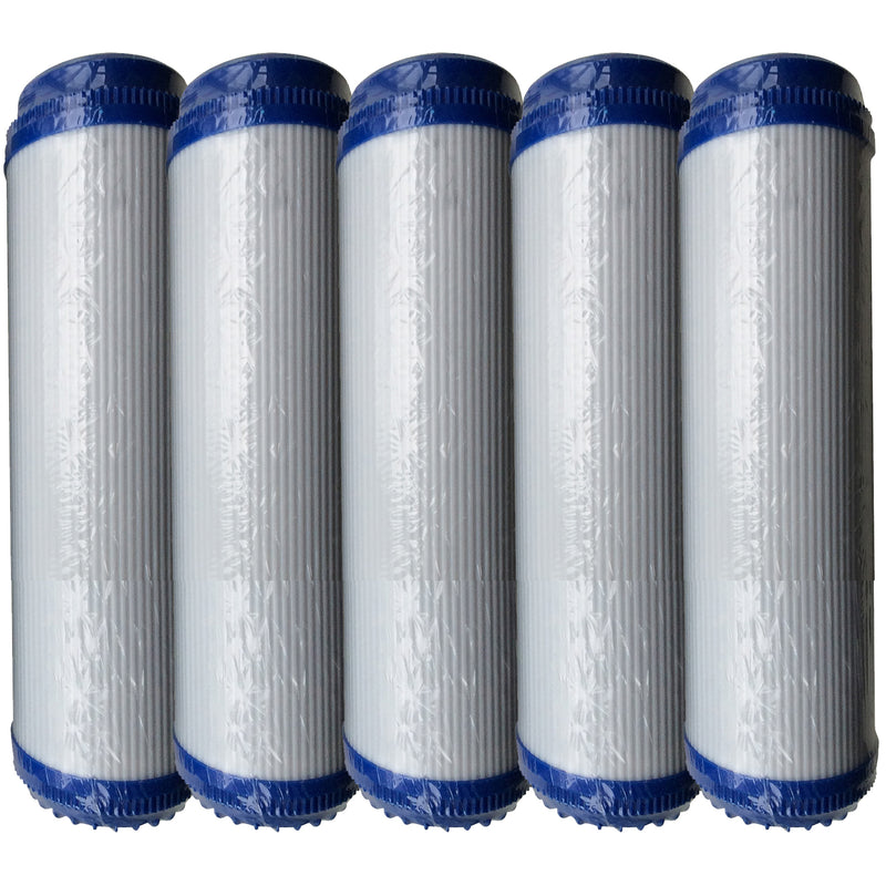 5 x 10" Granulated Activated Carbon GAC Filter Cartridges