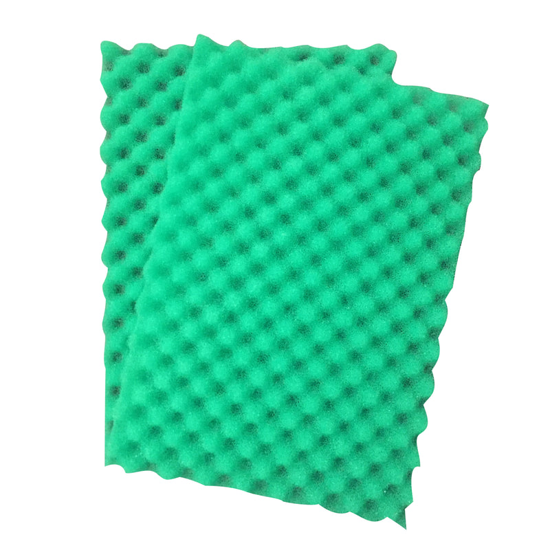 2 x Green Genie 2000 - 6000 Compatible Pond Filter Foam Set