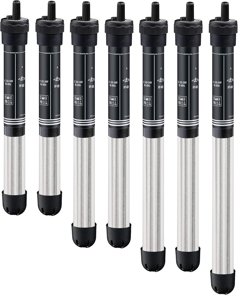 Hepo Glass Aquarium Heater HP-605 with FREE Thermometer and Heater Guard (25w-300w)