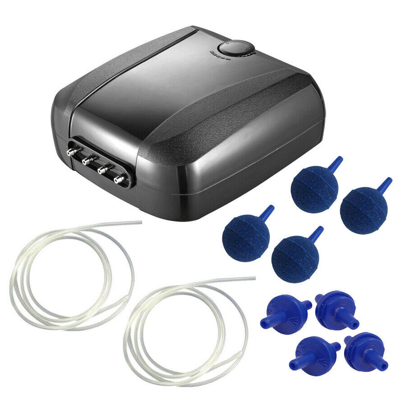 Hidom HD-608 10.0 l/m Four Outlet Air Pump With Accessory Kit