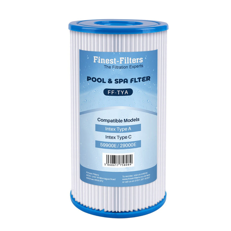 Swimming Pool Filters For Bestway 3 & Intex Type A C (6 Pack)