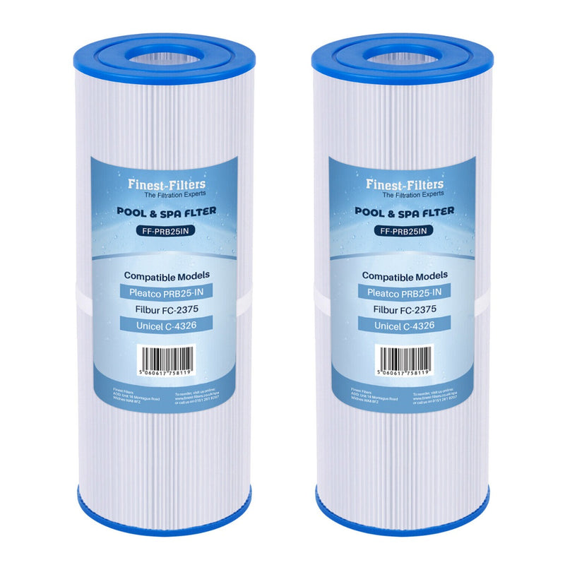 Hot Tub Filters Compatible With Pleatco PRB25IN Unicel C4326 (2 Pack)