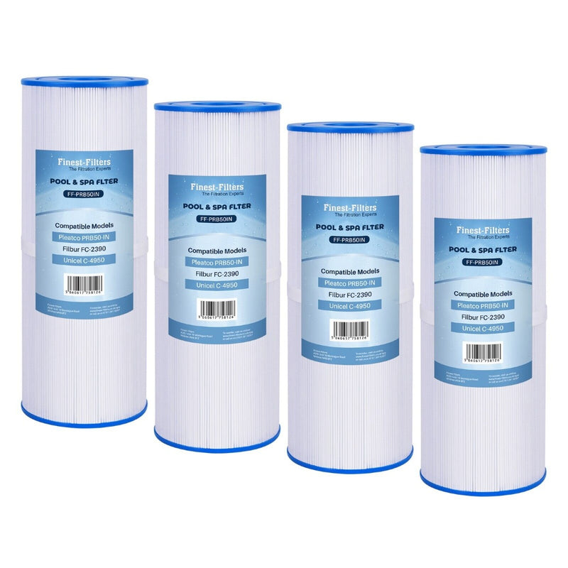 Hot Tub Filter Compatible With Pleatco PRB50IN Unicel C4950 (4 Pack)