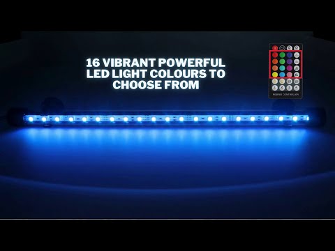 Submersible Aquarium Multicolour LED Light with Remote Control