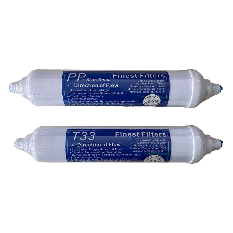 Compact RO Unit Replacement Pre Filters Set Reverse Osmosis PP and Carbon