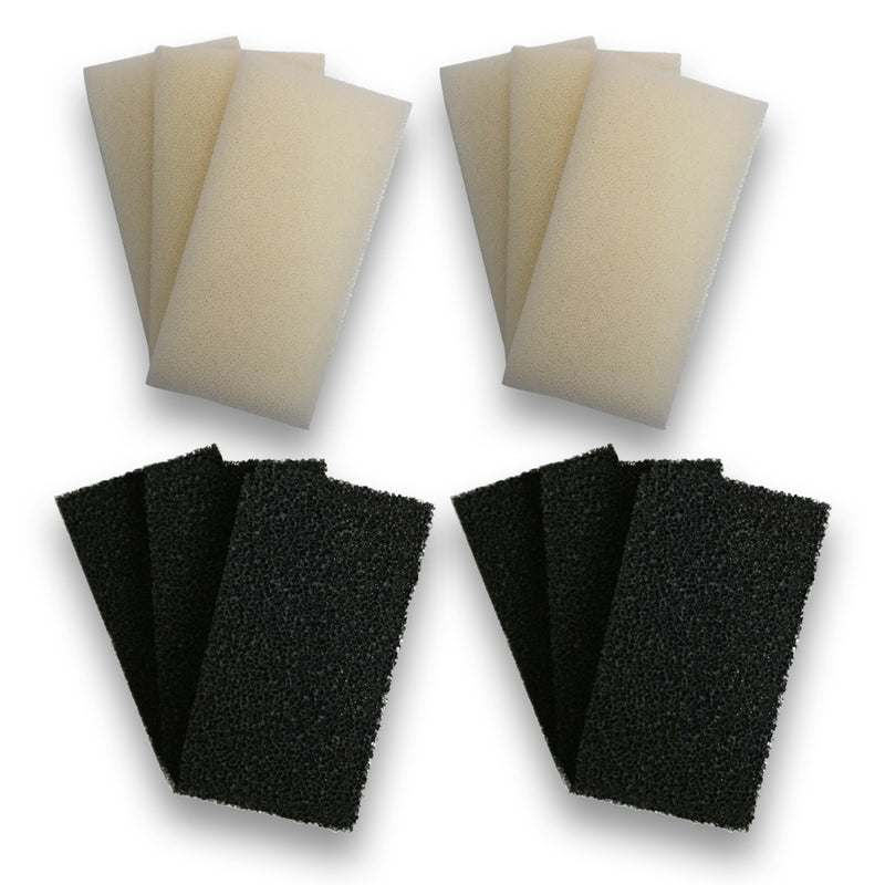 Compatible Interpet PF3 Foam Set (6 x Foam, 6 x Carbon)