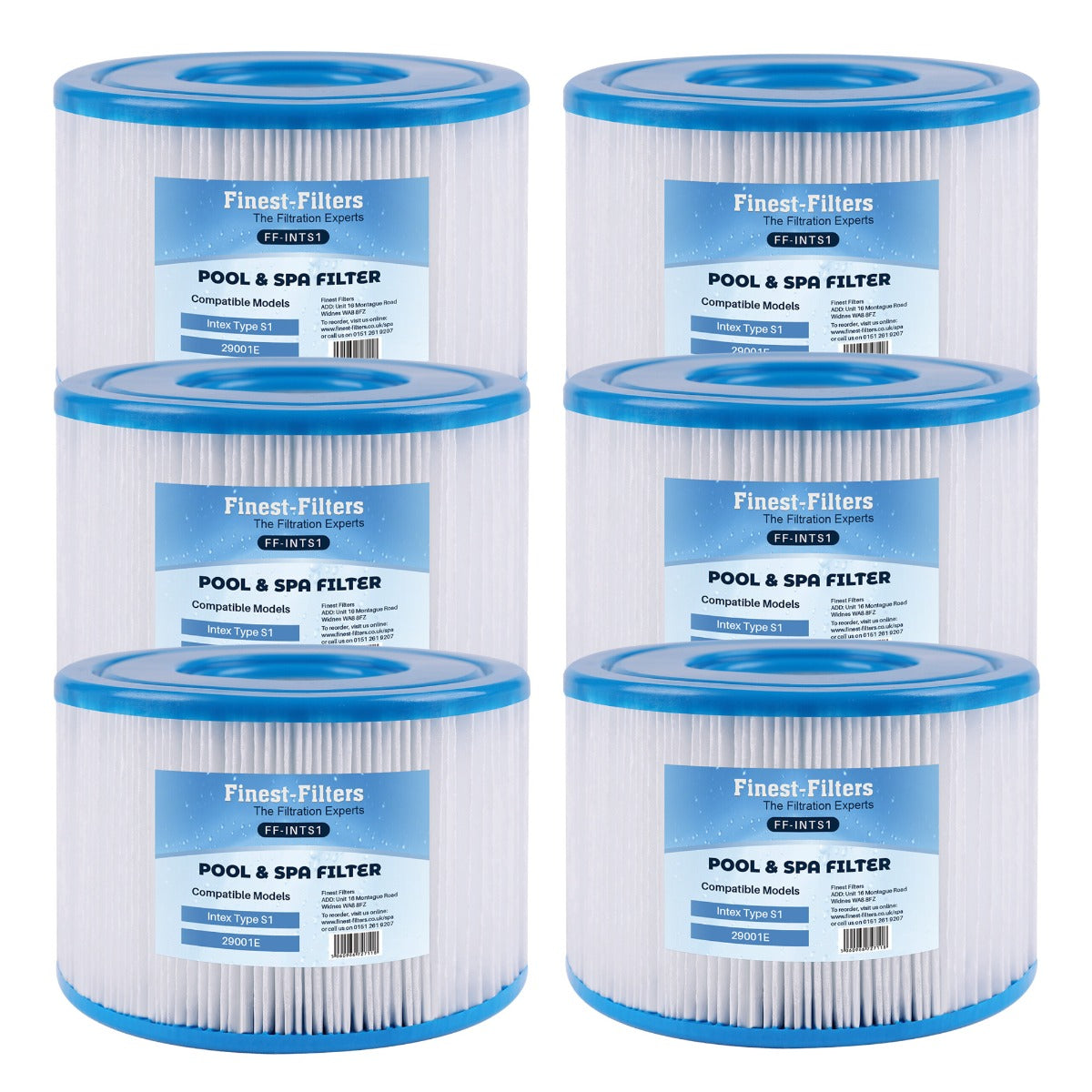 Hot Tub Filter Compatible with Intex 29011E Type S1 (6 Pack) — Finest ...