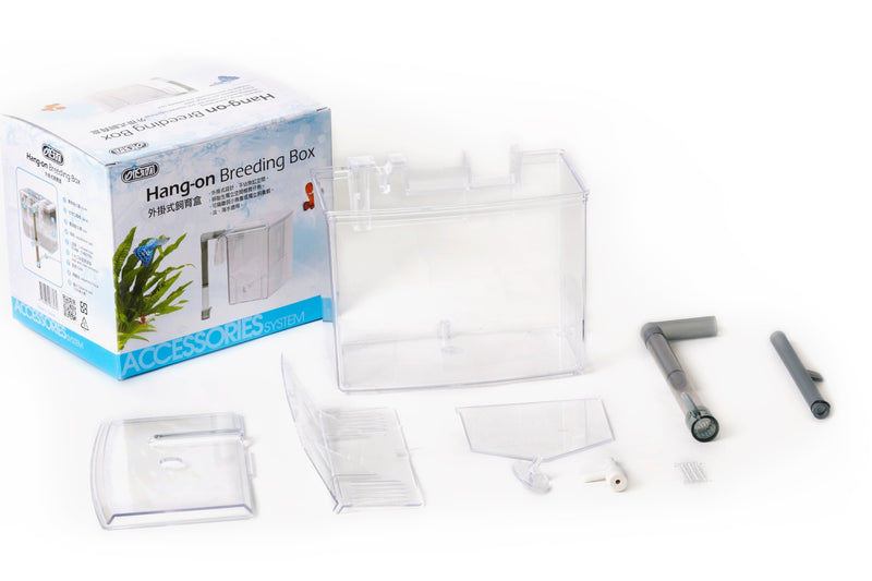 external hang on plastic aquarium fish breeding box satellite l Ista Hang-On Breeding Box — Finest Filters