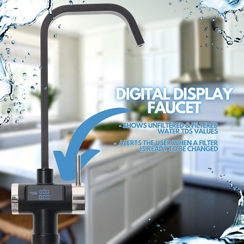 600gpd Tankless Reverse Osmosis RO Unit With Faucet