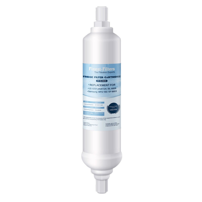 Compatible LG BL9808 Inline External Fridge Filter (2 Pack)