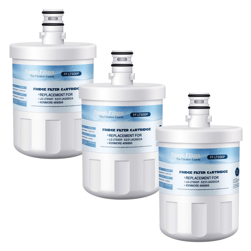 Compatible with LG LT500P Fridge Water Filter (3 Pack)
