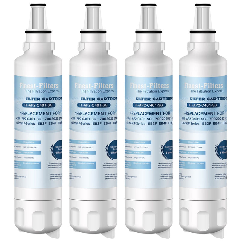 4 x Water Filter Cartridge Compatible with 3M AP2-C401-SG Lincat
