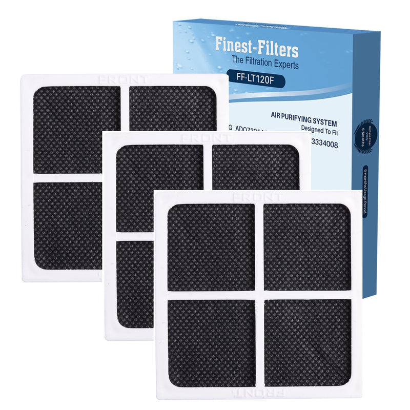 3 x Refrigerator Air Filter For LG LT120F Compatible Fridges