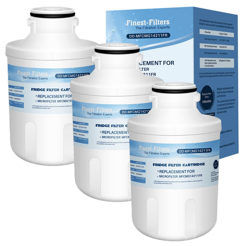 3 x Fridge Water Filter MFCMG14211FR Compatible with Hotpoint SXBD922FWD