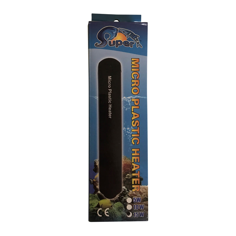 25w Micro Plastic Aquarium Fish Tank Heater Preset to 25 Degrees