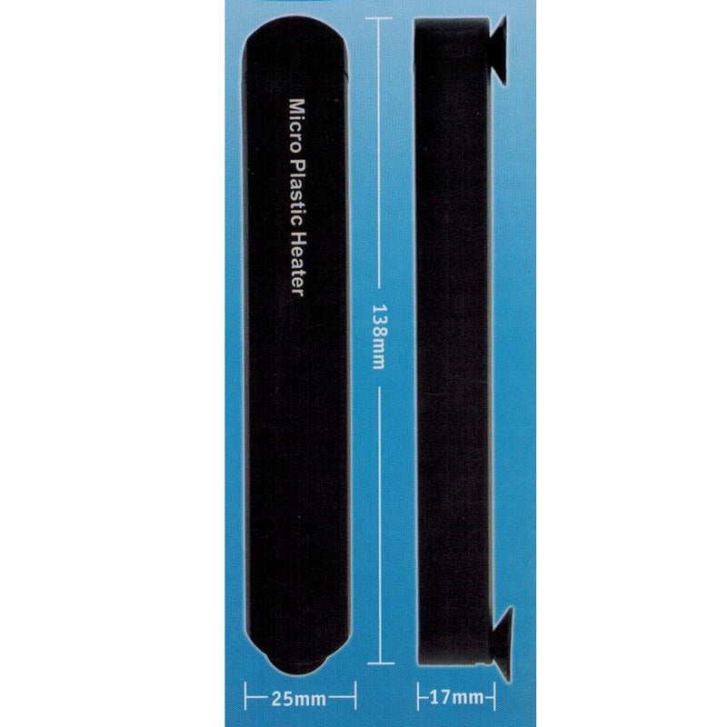 15w Micro Plastic Aquarium Fish Tank Heater Preset to 25 Degrees