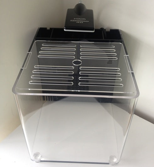 15L Acrylic Mini Aquarium with Filter and LED Lighting