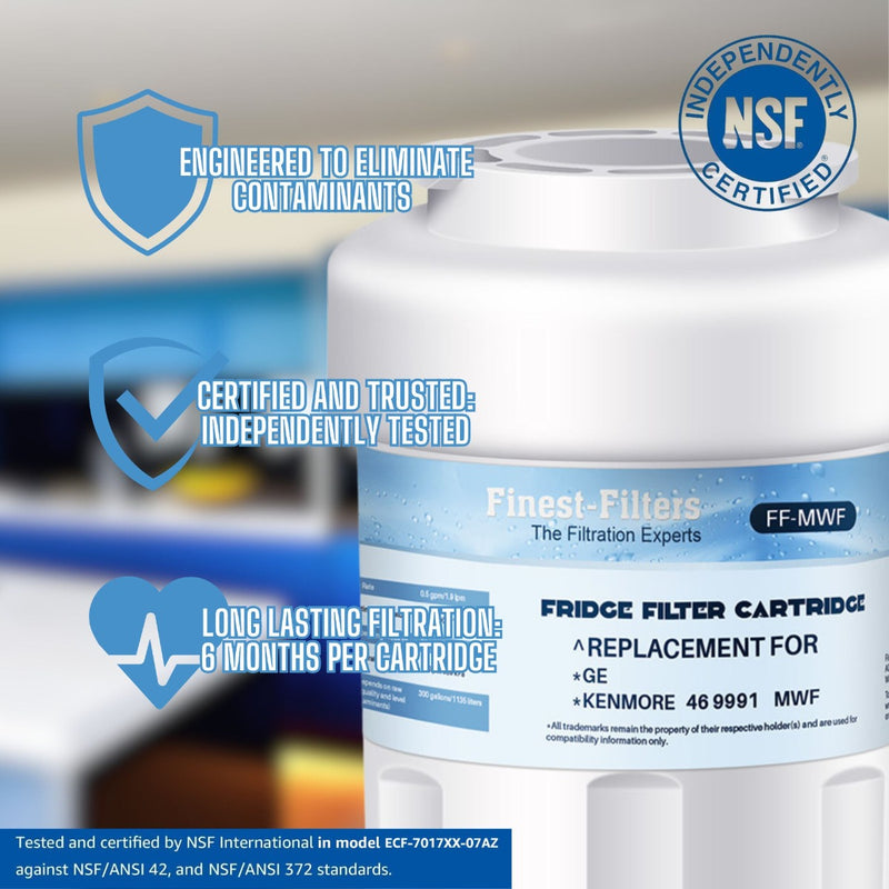 Fridge Water Filter Compatible with GE MWF