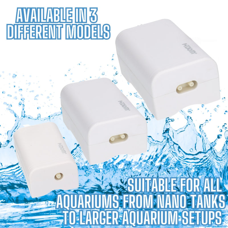 Hidom Ultra Quiet Aquarium Air Pump 1.2L/min
