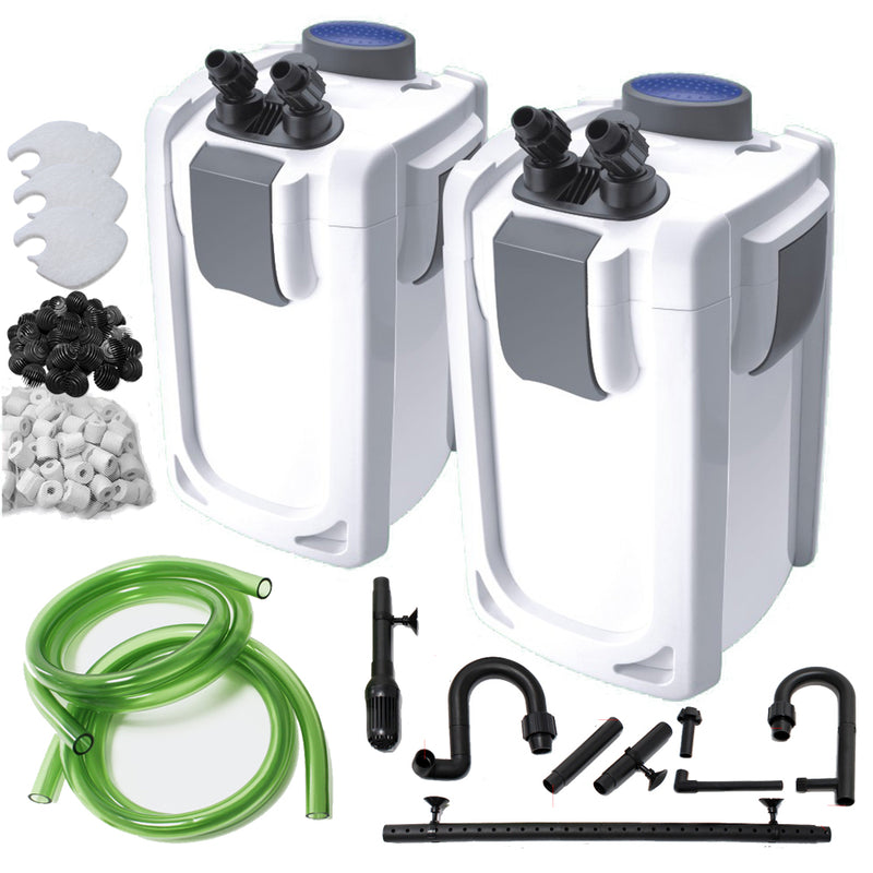 HW-704A 2000l/h Aquarium Fish Tank External Filter with Media