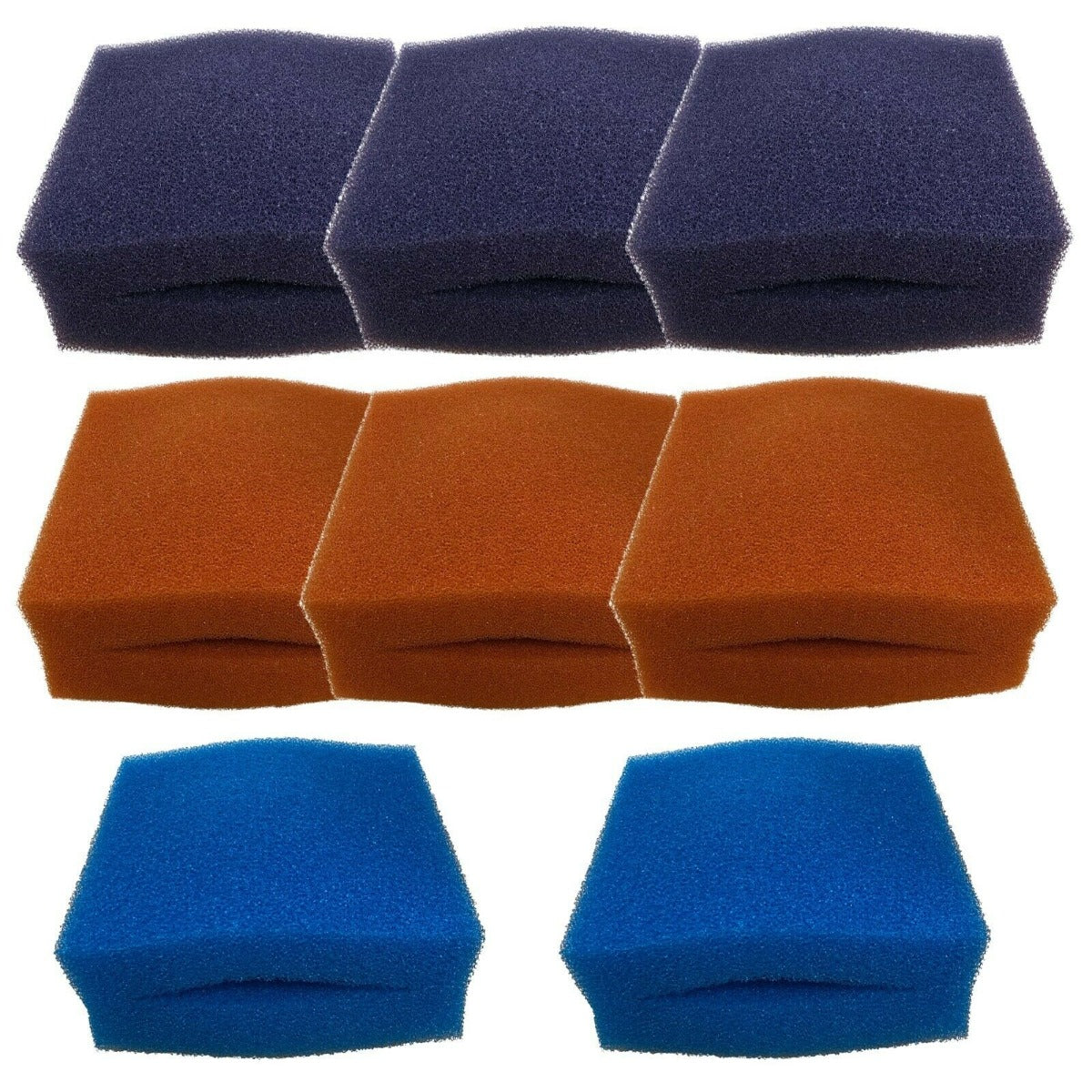 Oase Screenmatic 12 Compatible Filter Foam Set (2 x Blue Foams, 3 x Red ...