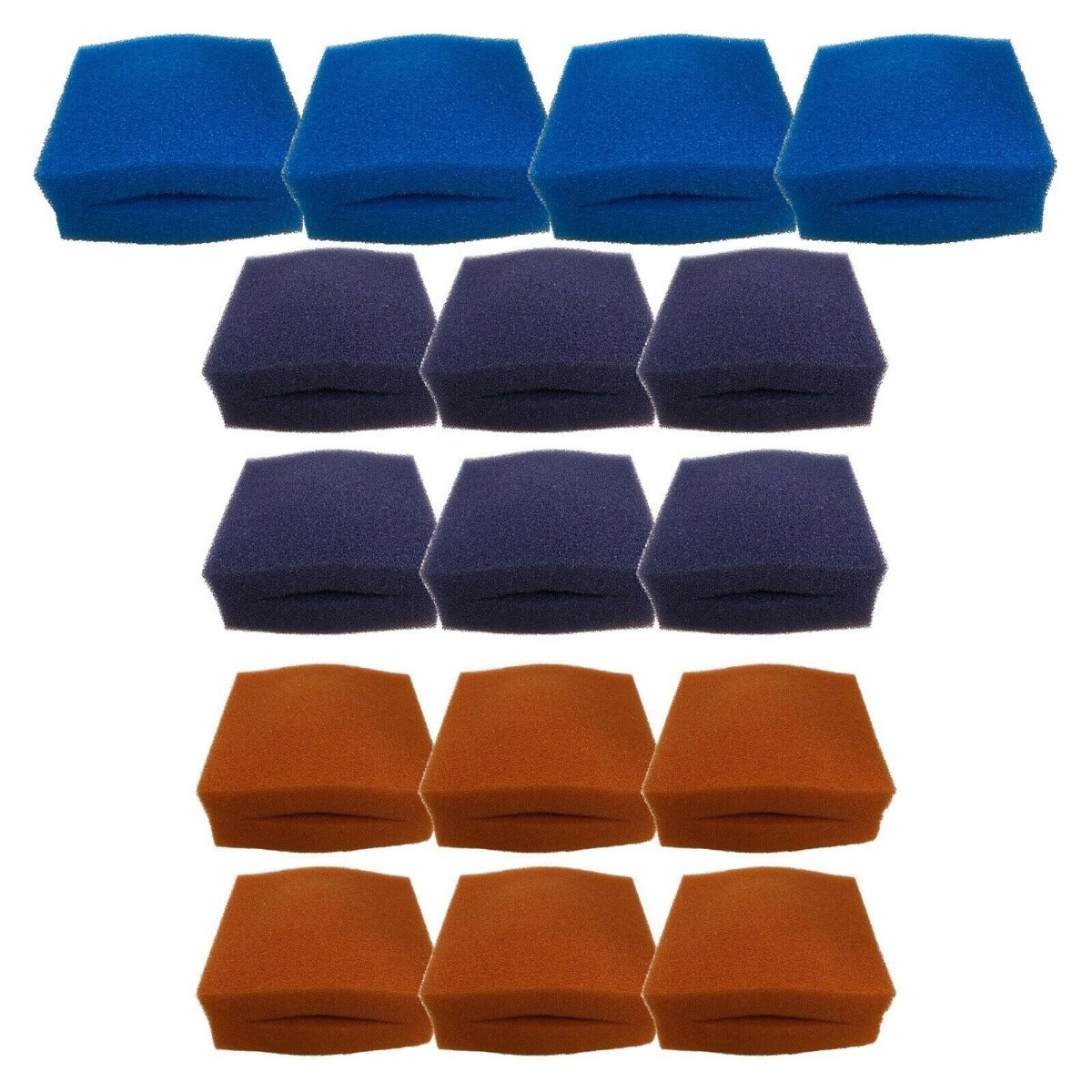 Screenmatic 90000 Compatible Filter Foam Set (4 x Blue Foams, 6 x Red ...