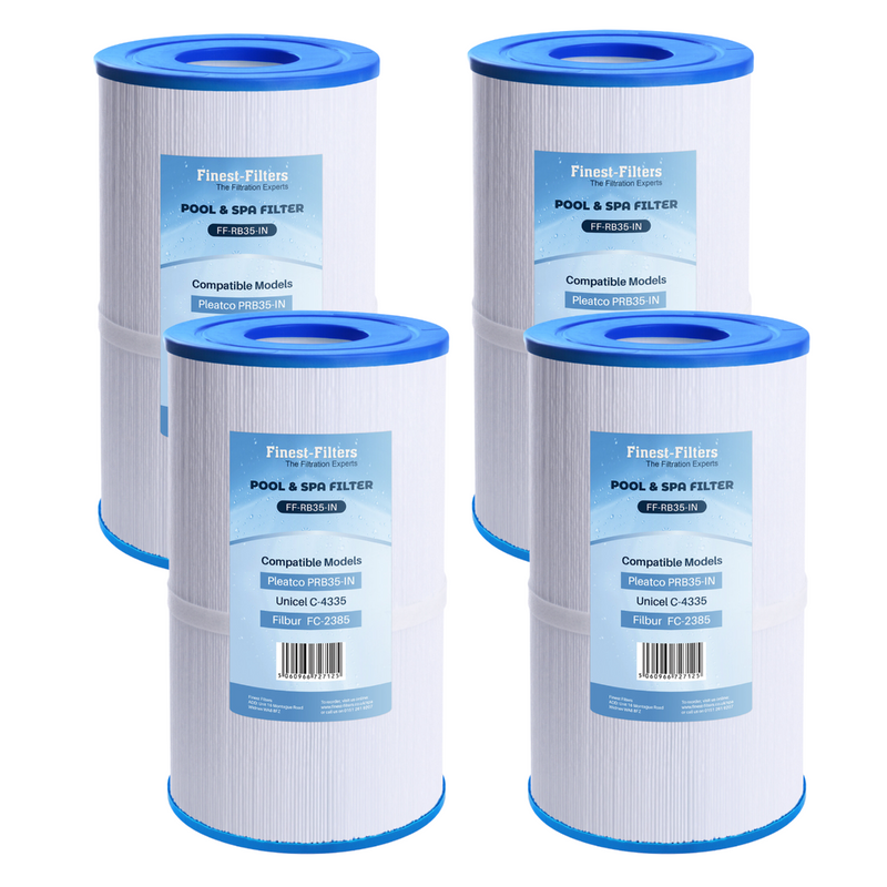 Hot Tub Filter Compatible With Pleatco PRB35-IN Unicel C-4335 (4 Pack)