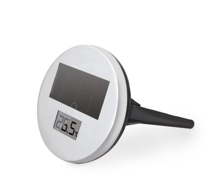 Solar Pond Thermometer Temperature Digital Screen LCD Garden Pond
