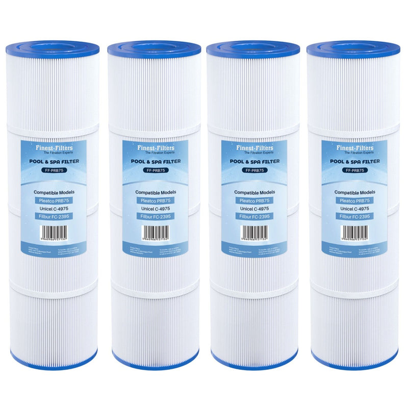 4 x Hot Tub Spa Filter Compatible With Pleatco PRB75