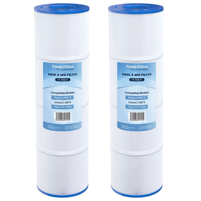 2 x Hot Tub Spa Filter Compatible With Pleatco PRB75