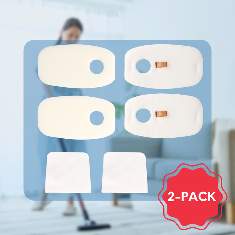 6-Piece Foam and Felt Filter Set (Finest-Filters) Compatible for Shark XFFH380 and more