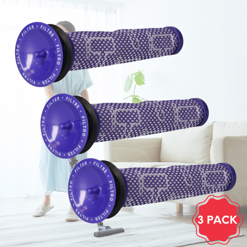 Pack of 3 Pre-Motor Filters Compatible with Dyson DC59, DC59 and more