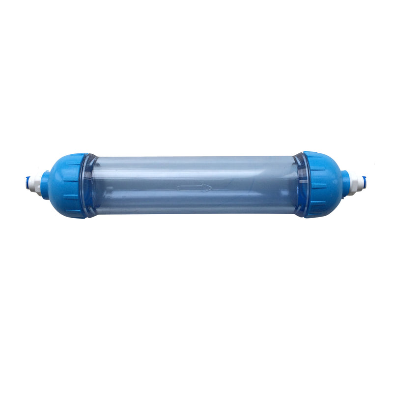 Refillable InLine Filter Housing for DI Resin / Carbon