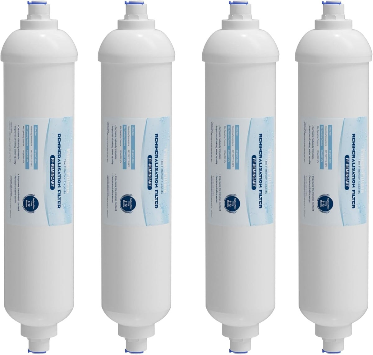 4 x Inline RO Remineralisation (Remin) Cartridge FF-REMINCART — Finest ...