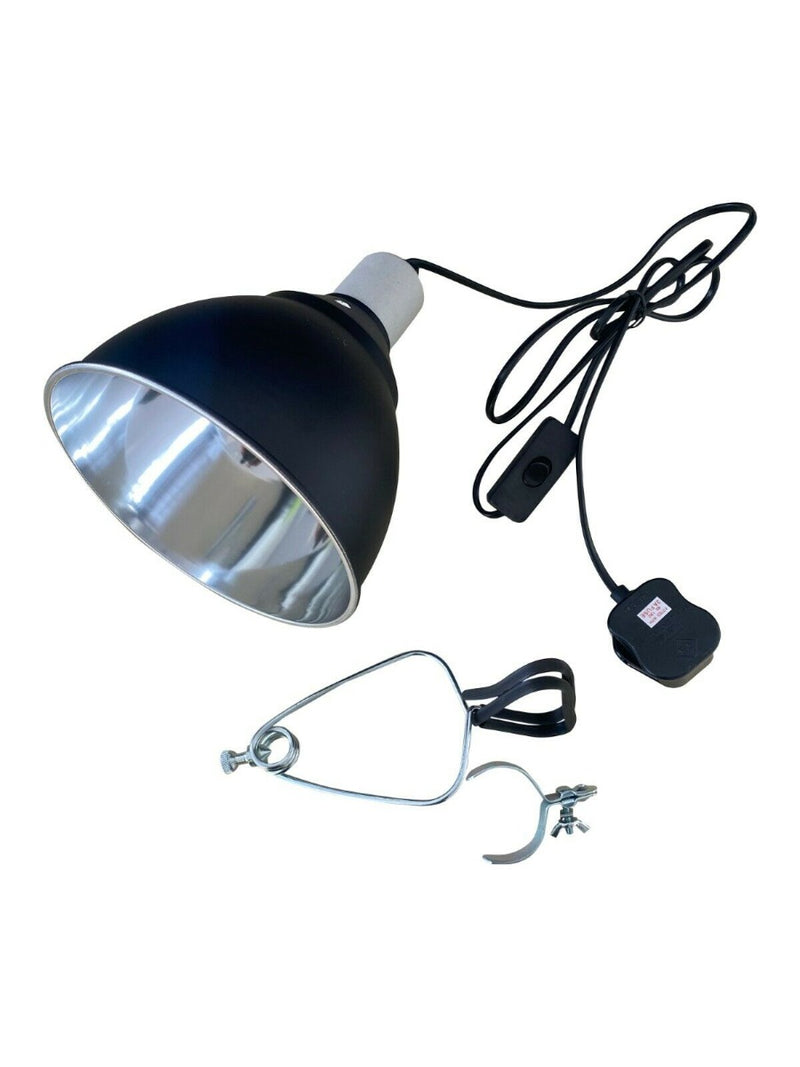 7" Reptile Vivarium Lighting Dome Heat Bulb Lamp Holder