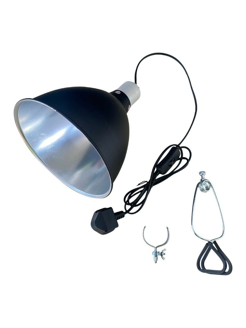 8.5" Reptile Vivarium Lighting Dome Heat Bulb Lamp Holder