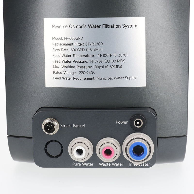 600gpd Tankless Reverse Osmosis RO Unit With Faucet