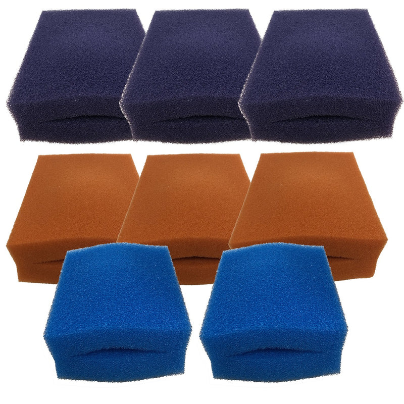 Oase Screenmatic 18 / 60000 Filter Foam Set (2 x Blue Foams, 3 x Red Foams, 3 x Purple Foams)