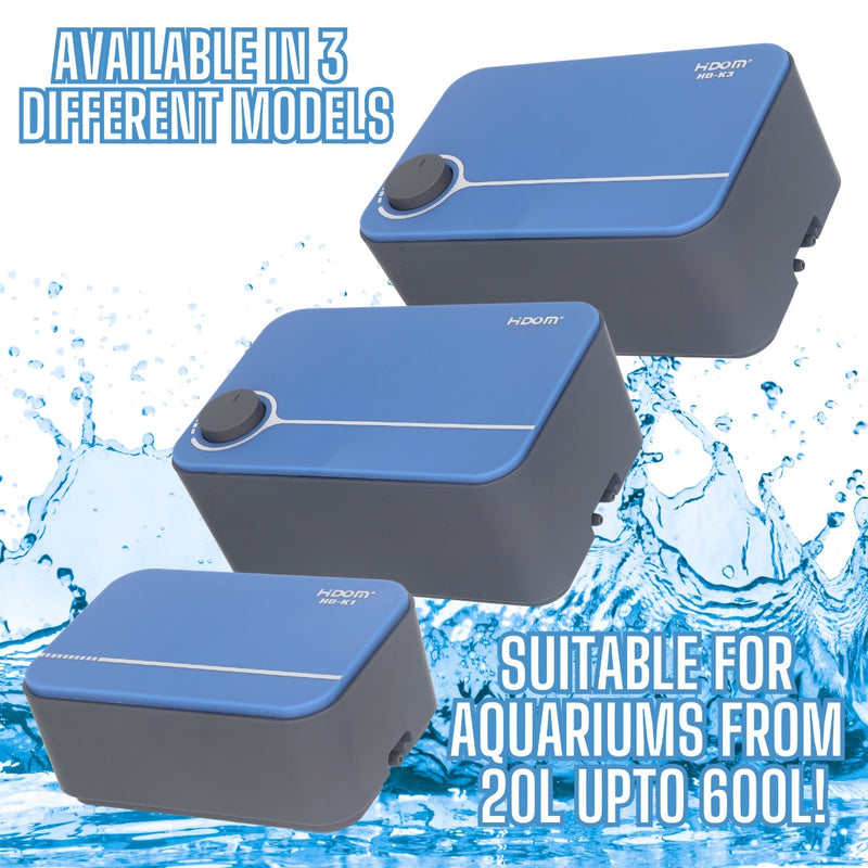 Hidom Aquarium Ultra Quiet Double Outlet 8L/min Air Pump