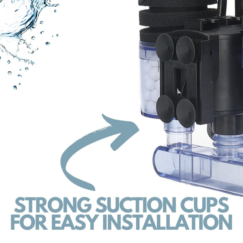Aquarium Sponge Internal Bio Filter With Built In Pump