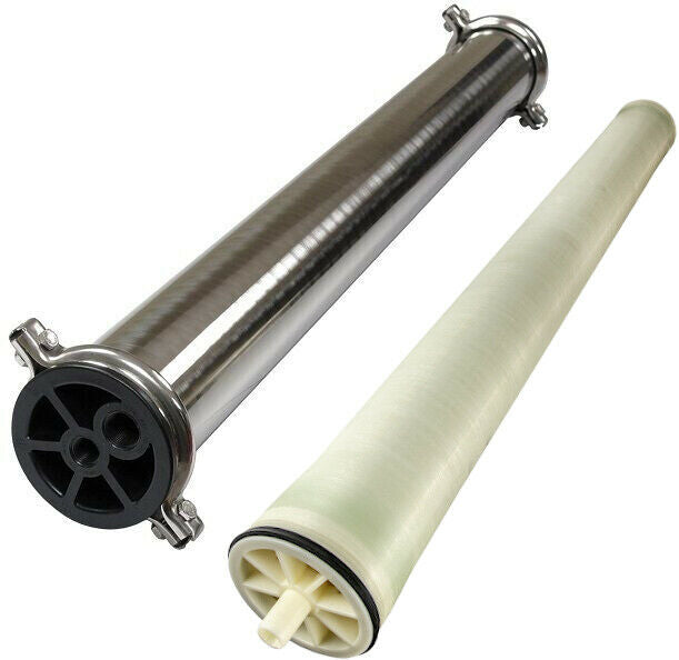 Vontron ULP21 4040 Reverse Osmosis RO Membrane and Steel Housing Kit