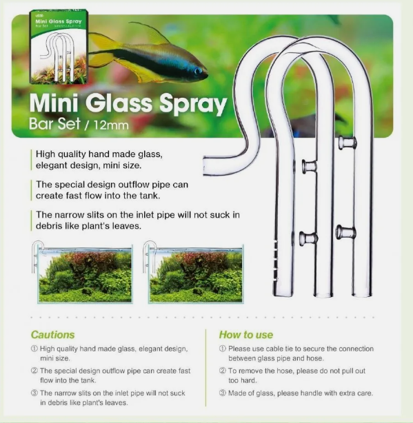 Ista Mini Glass Spray Bar Set 12mm - IF-738