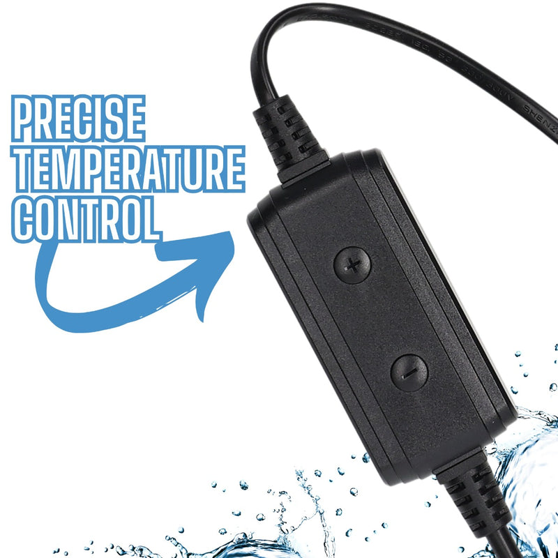 Hidom Submersible Aquarium Quartz Glass Adjustable Heater