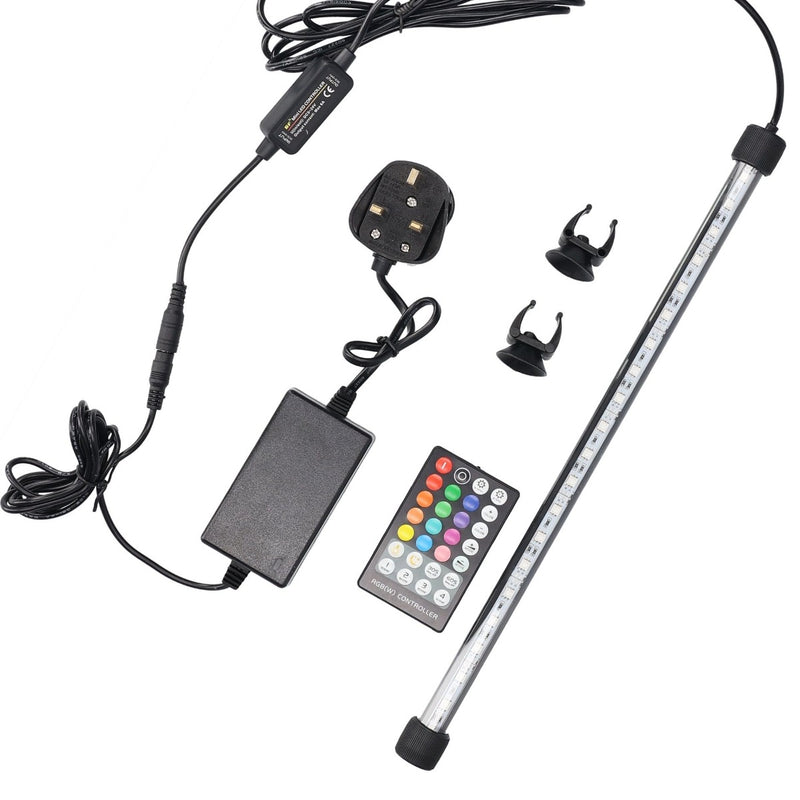 Submersible Aquarium Multicolour LED Light with Remote Control