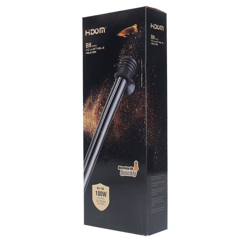 Hidom Submersible Aquarium Quartz Glass Adjustable Heater