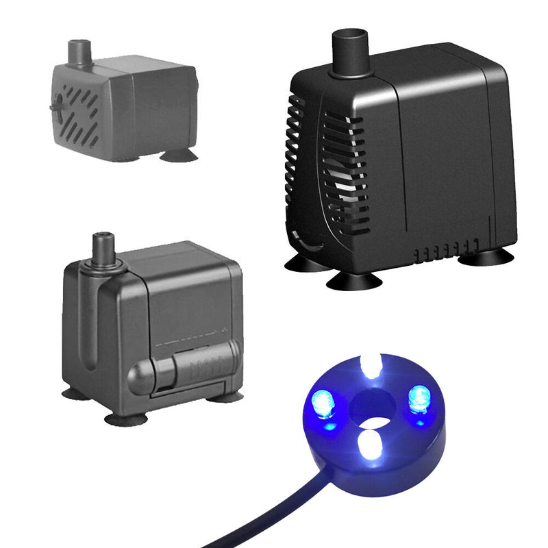 Hidom LED Submersible Water Feature Pumps (1 Meter Cable)