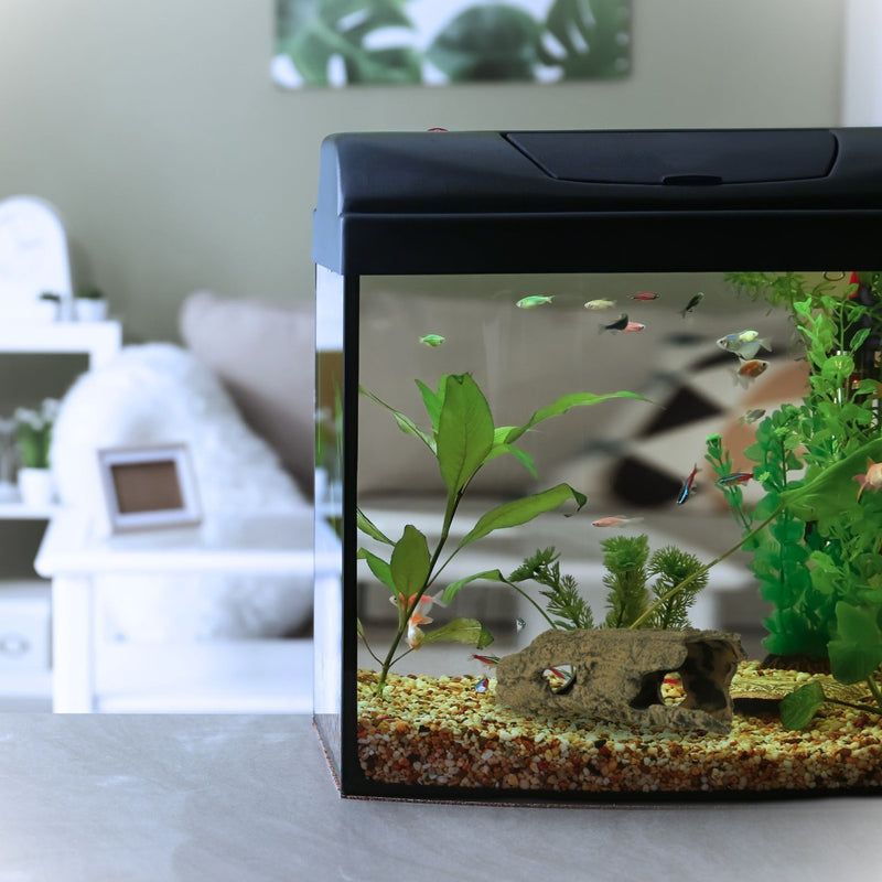 Ceramic Tree Cave Hiding Shelter Home For Pleco Aquarium