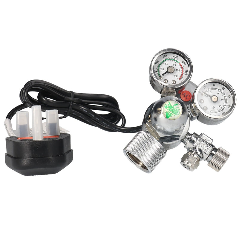 Twin Gauge CO2 Controller Vertical (Face-Up) CO2 Pressure Indicator