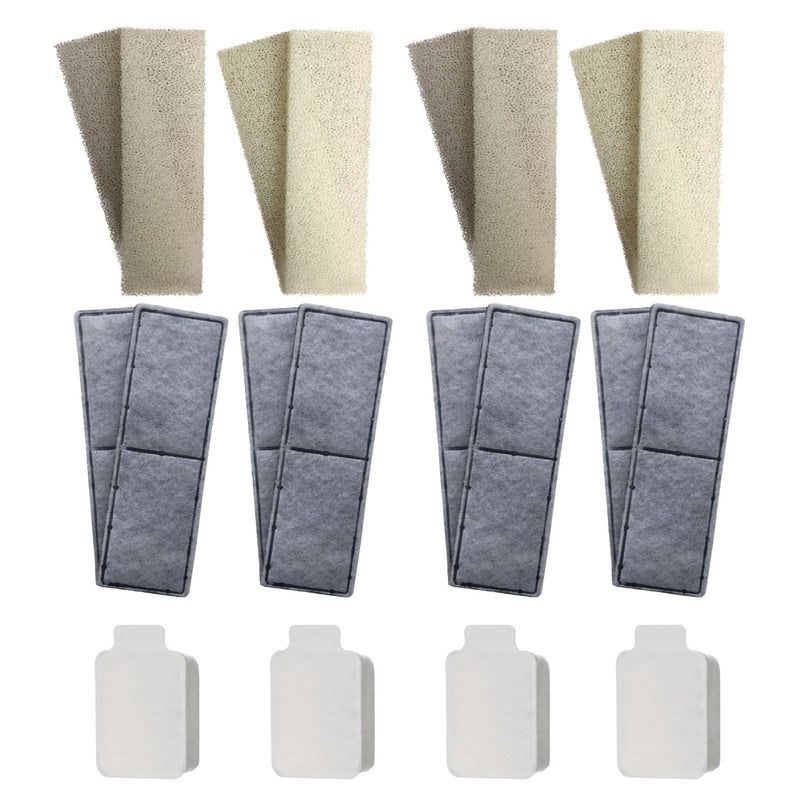 8 x Compatible Fluval U3 Foams + 8 x Polycarbon Filters + 4 x Clean & Clear Cartridges