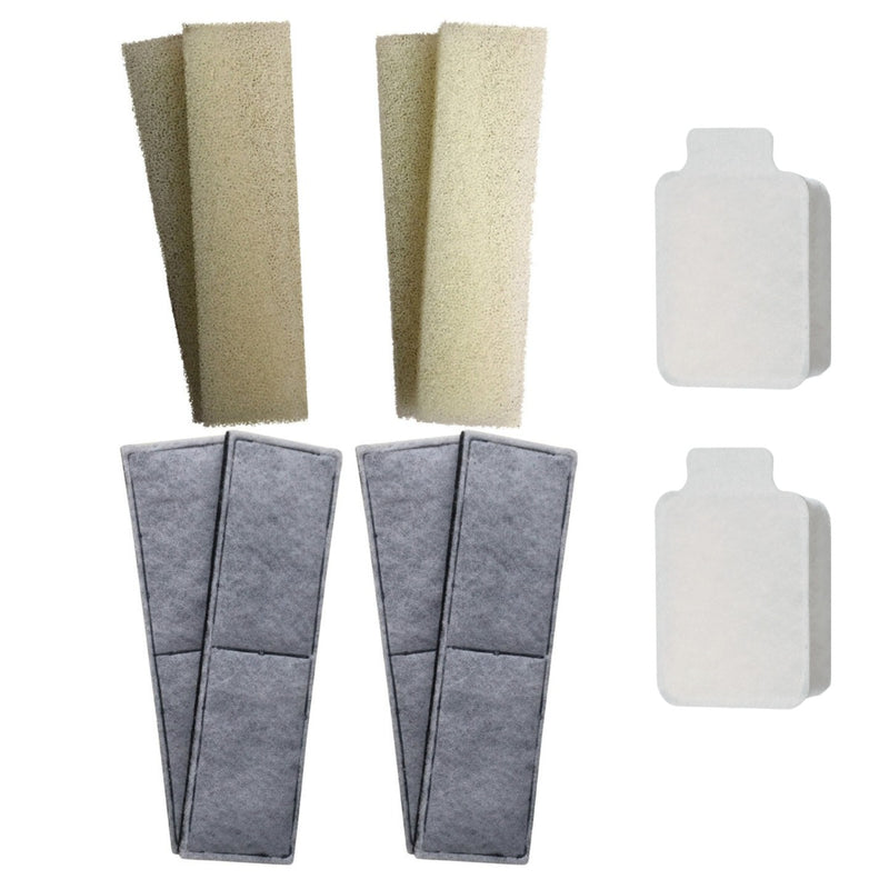 4 x Compatible Fluval U4 Foams + 4 x Polycarbon Filters + 2 x Clean & Clear Cartridges